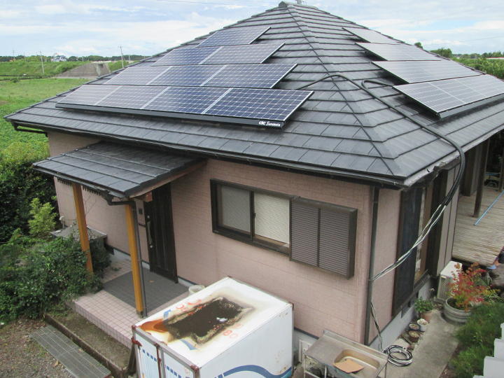 野口瓦工業,太陽光発電　トップ画像　屋根リフォーム